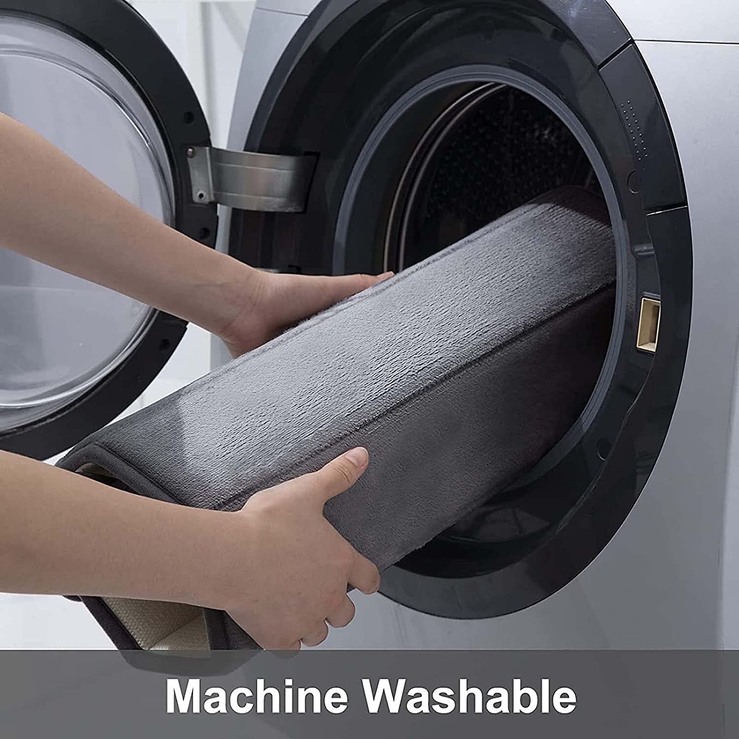 Badematte aus Memory-Schaum, rutschfeste Kontur-WC-Badematte, U-förmige, rutschfeste, saugfähige, dicke, weiche, waschbare Badezimmerteppiche, Bodenteppich, Badematte für Badezimmer, Waschbecken, 2025 - $7.99 –P4