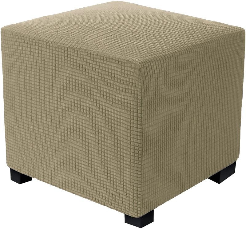 Stretch Ottoman Cover Square Ottoman Slipcovers Rectangular Foldable Storage Stool Cover Bench Cover Furniture Protector Soft Slipcover with Elastic Bottom 2025 - $26.99 –P8