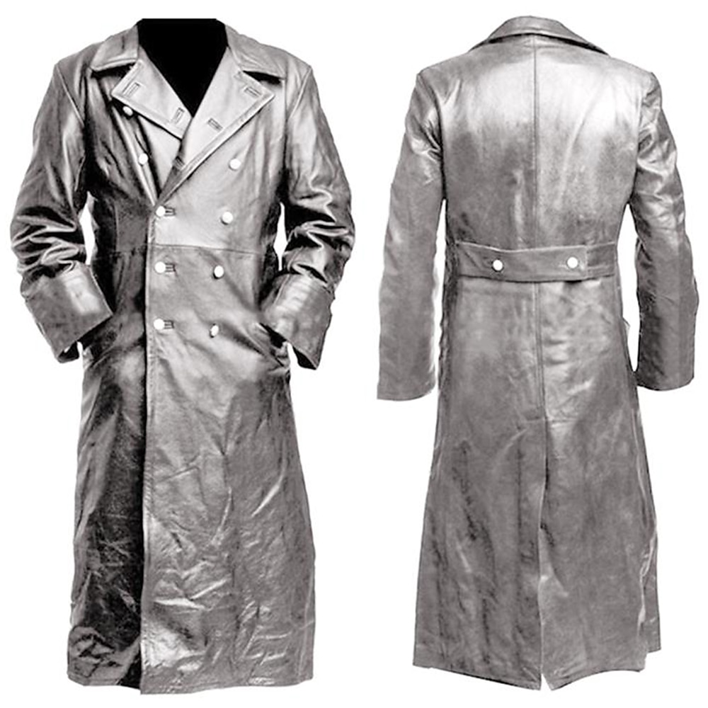 Punk & goottilainen Keskiaika Steampunk Trenssitakki Rutto lääkäri Naamiaispuku Miesten Rento / arki Aikuisten Takki 2026 - $61.99 –P5