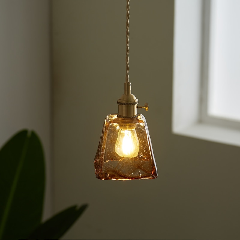 LED Pendant Light Mini Glass Copper Pendant Ceiling Hanging Light with Glass Shade Clear Glass Pendant Lighting for Bedroom Living Dining Room Kitchen 2025 - $148.99 –P13