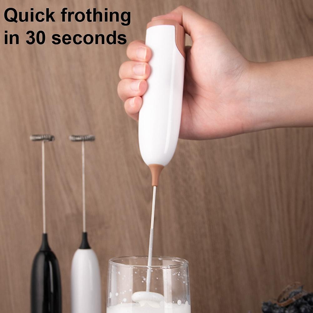 Electric Milk Frother Kitchen Drink Foamer Whisk Mixer Stirrer Coffee Cappuccino Creamer Whisk Frothy Blend Whisker Egg Beater, Without Battery 2025 - $13.99 –P7