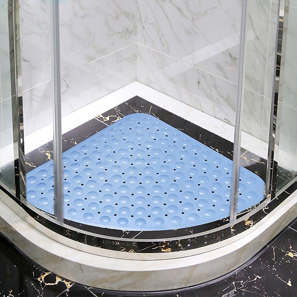 Tapis de bain d'angle tapis de douche antidérapants-tapis de baignoire antidérapant 21x21 pouces avec ventouse, tapis de cabine de douche de sécurité pour enfants&amp; personnes âgées, tapis de de 2026 ? $20.99 –P6
