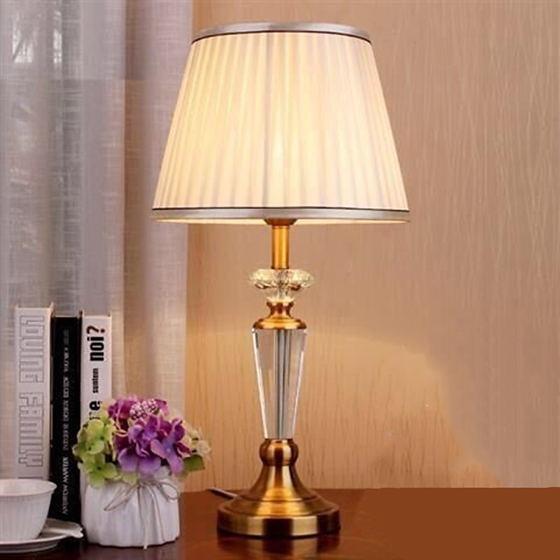 Bedside lamps Multi-shade / Ambient Lamps Crystal / Nordic Style For Living Room / Bedroom Metal Green 2025 - $237.29 –P3