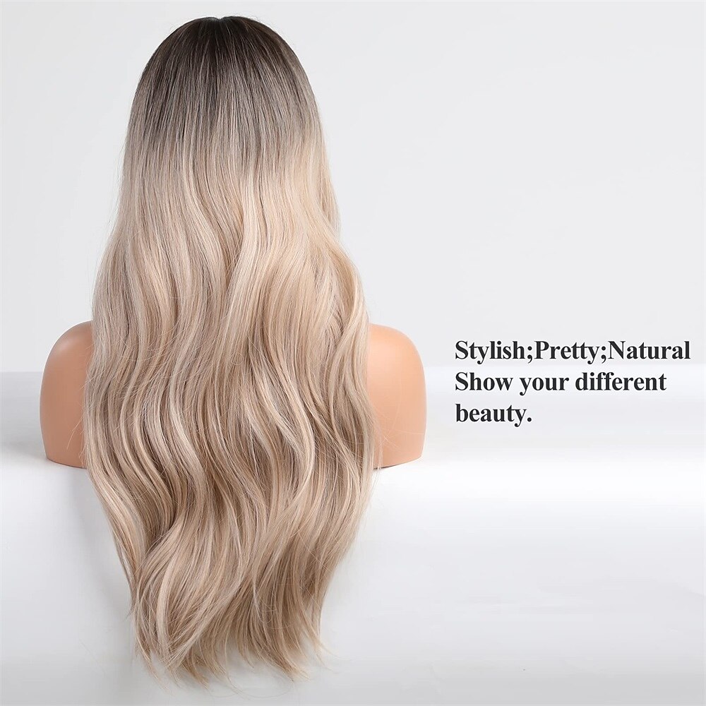 Long Auburn Wig with Bangs Layered Curly Orange Wigs for Women Natural Synthetic Wigs for Daily Use 2025 - $34.99 –P18