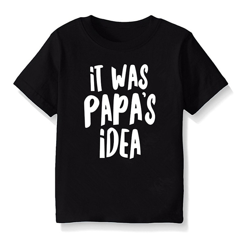 Gyerekek Fiú Póló Tee Szöveg Rövid ujjú Crewneck Pamut Gyermek Top Hétköznapi Divat Napi Nyár Fehér stílus 2 4-13 év 2025 - $13.99 –P2