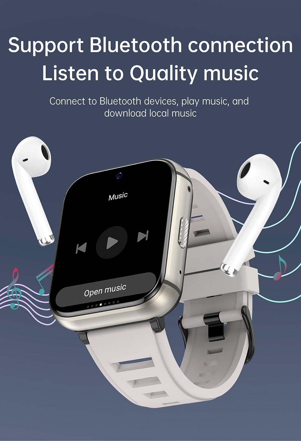 696 PG668 Smart Watch 2.08 inch 4G LTE Cellular Smartwatch Phone Bluetooth 4G Pedometer Activity Tracker Heart Rate Monitor Compatible with Android iOS Women Men GPS Hands-Free Calls Media Control IP 2025 - $227.59 –P17