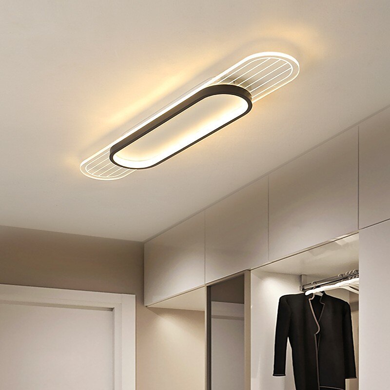 led stripe lampe aluminiumslegering innfelt taklampe 25cm taklampe for stuegang gang 2025 - $86.99 –P1
