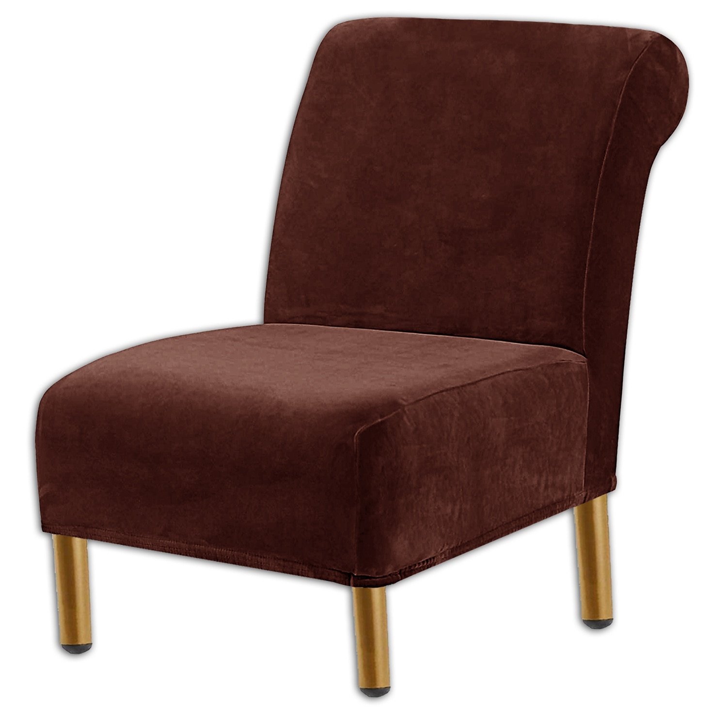 Housse de chaise d'appoint sans accoudoirs en velours pour salon, housse de protection de chaise avec fond élastique, lavable en machine de 2025 ? $25.99 –P5