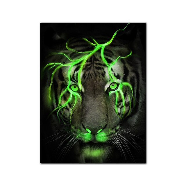 Affiches d'art mural noir et or lion clair sur toile peinture images d'animaux modernes pour salon décoration de la maison sans cadre de 2025 ? $17.49 –P6