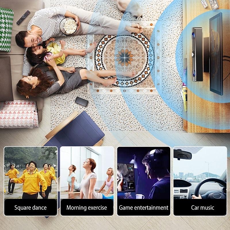Wireless Bluetooth Soundbar Hi-Fi Stereo Speaker Upgraded Version Of High Sound Quality For SmartPhone/Tablet/Computer TVHome Theater TV Strong Bass Sound Bar 2025 - $33.99 –P11