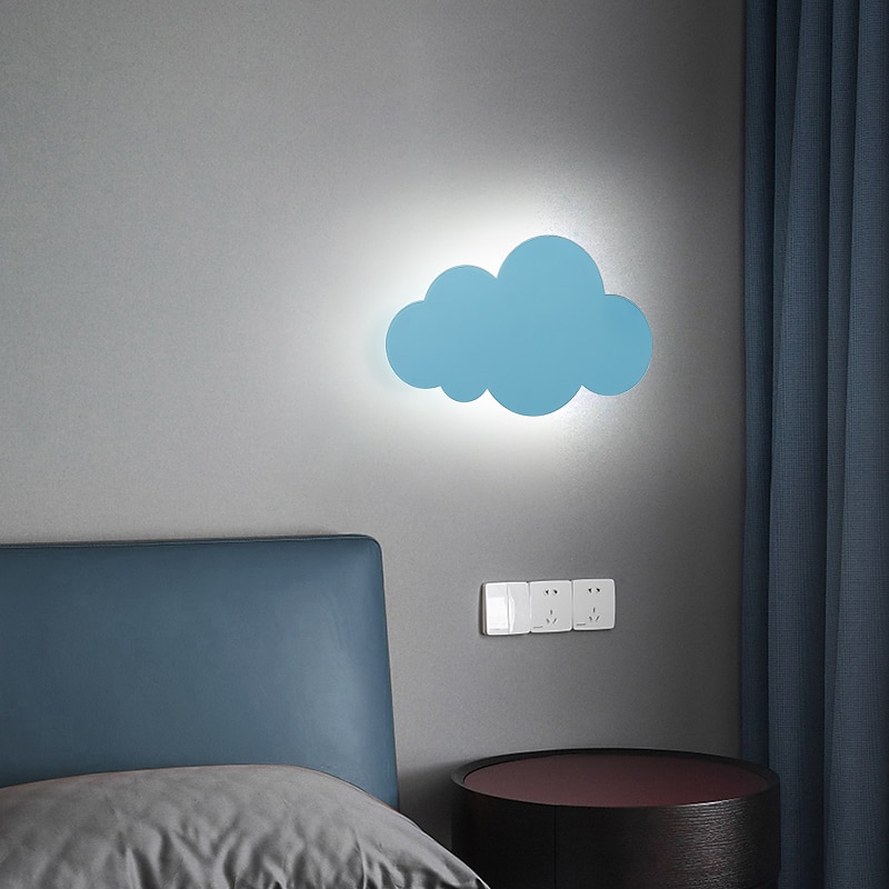 Applique Da Parete Per Cameretta Bianca Lampada Da Notte A Forma Di Nuvola Per Camera Da Letto del 2025 a $99.99 –P10