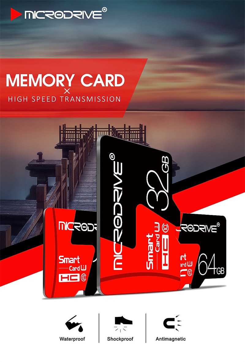Microdrive Brand Memory Card 32GB 64GB 128GB SDXC/SDHC Mini Sd Card Class 10 TF Flash Mini Sd Card For Smartphone/camera 2025 - $11.99 –P1
