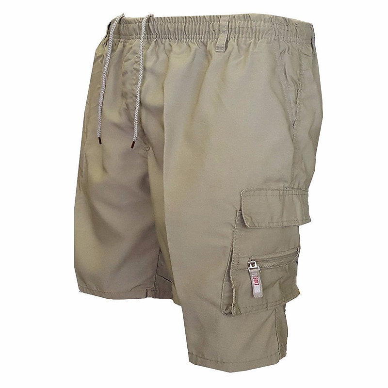 Herre Cargoshorts Shorts Bermudashorts Klapplomme عادي Komfort Pustende utendørs Daglig Ut på byen Mote Gatemote Svart Grønn 2025 - $18.99 –P2