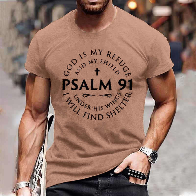 Hombre Letra Camiseta Estilo casual Algodón Manga Corta Gráfico Camisa Vino Gris brezo Negro Camiseta cómoda Exterior Calle Ropa de diseñador de moda 2025 - $15.99 –P14