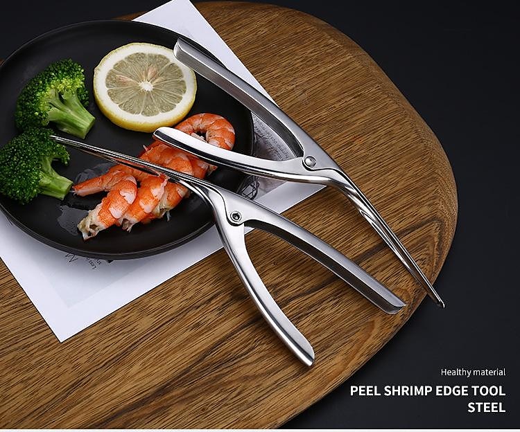 Pinza pela gamberetti in acciaio inossidabile 304 dispositivo aperto per gamberetti pipi gamberetti gadget da cucina per la casa del 2025 a $8.99 –P1