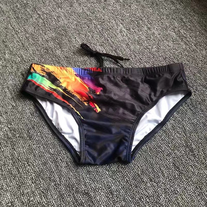 Herren 1 Stück Badehosen Bademode Grundlegend 85% Polyester 15% Elasthan Niedrig Blau Rot Rosa 2025 - $17.99 –P2