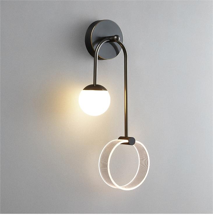 Indoor Wall Light LED Glass Acrylic Living Room Bedroom Metal Wall Lights 3000K E26 Wall Light Fixtures for Bedroom Bathroom Neutral White 2026 - $232.29 –P6