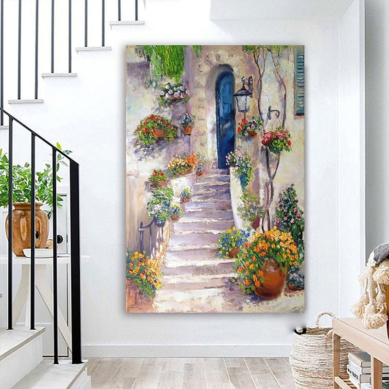 Oil Painting Hand Painted Impression Landscape Canvas Painting Comtemporary Simple Modern Stretched Canvas Ready to Hang 2025 - €117.34 –P3