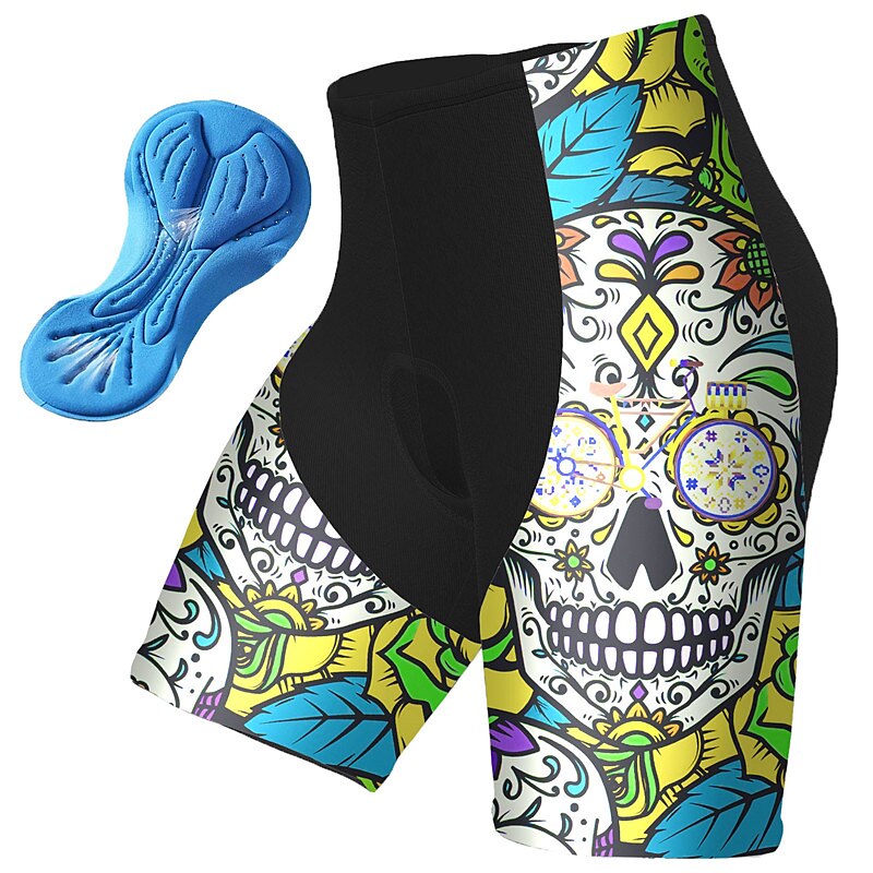 Voor heren Wielrenshorts Fietsen Gewatteerde shorts Kleding Onderlichaam Bergracen Wegwielrennen Sport Grafisch Doodskoppen 3D-pad Fietsen Ademend Sneldrogend Roze Rood Polyester Spandex Kleding 2025 - $25.99 –P5