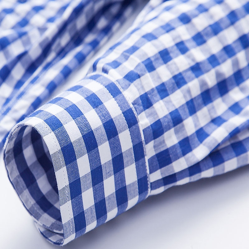 Herren Hemd Lässiges Hemd Knopfhemd Karierte Hemden Hellgrünkaffee Schwarz Rosa Rote Blau Langarm Plaid / Karomuster Kargen Urlaub Strasse Bedruckt Bekleidung Polyester Modisch Freizeit Hawaiihemd 2025 - $8.99 –P5