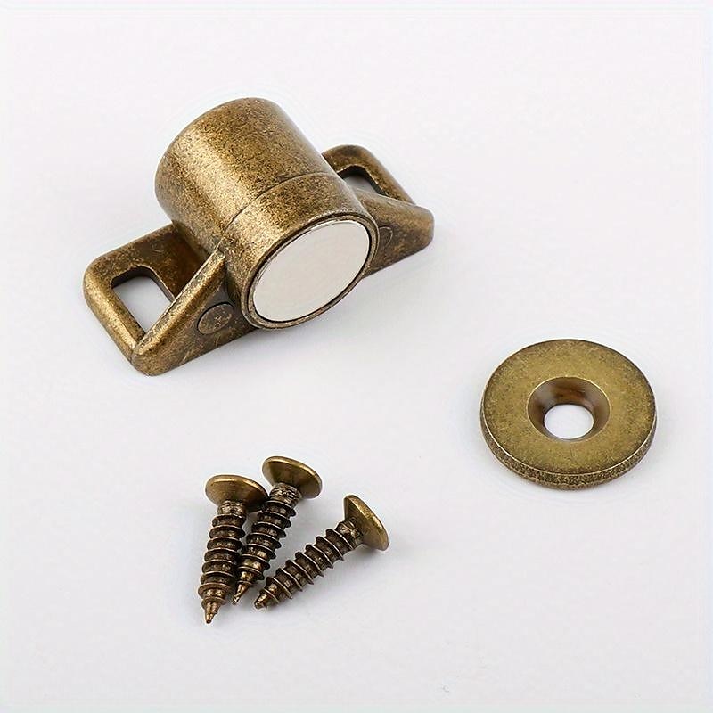1 set, magnetskåpsdörrspärr, magnetisk möbeldörrstoppare, starka kraftfulla neodymmagneter spärrskåp fångar möbeltillbehör 2025 - $9.99 –P6