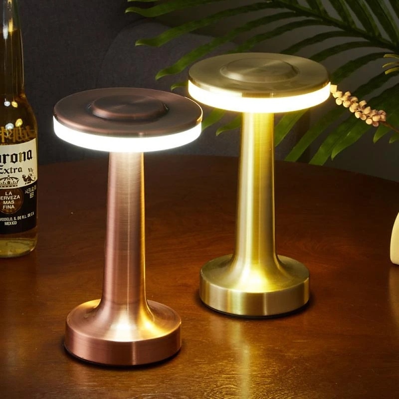 Retro-Touch-LED-Ladetischlampe kreatives Essen Hotelbar Couchtischlampe Outdoor-Nachtlicht Wohnzimmer dekorative Schreibtischdimmerlampe 2025 - $29.99 –P3