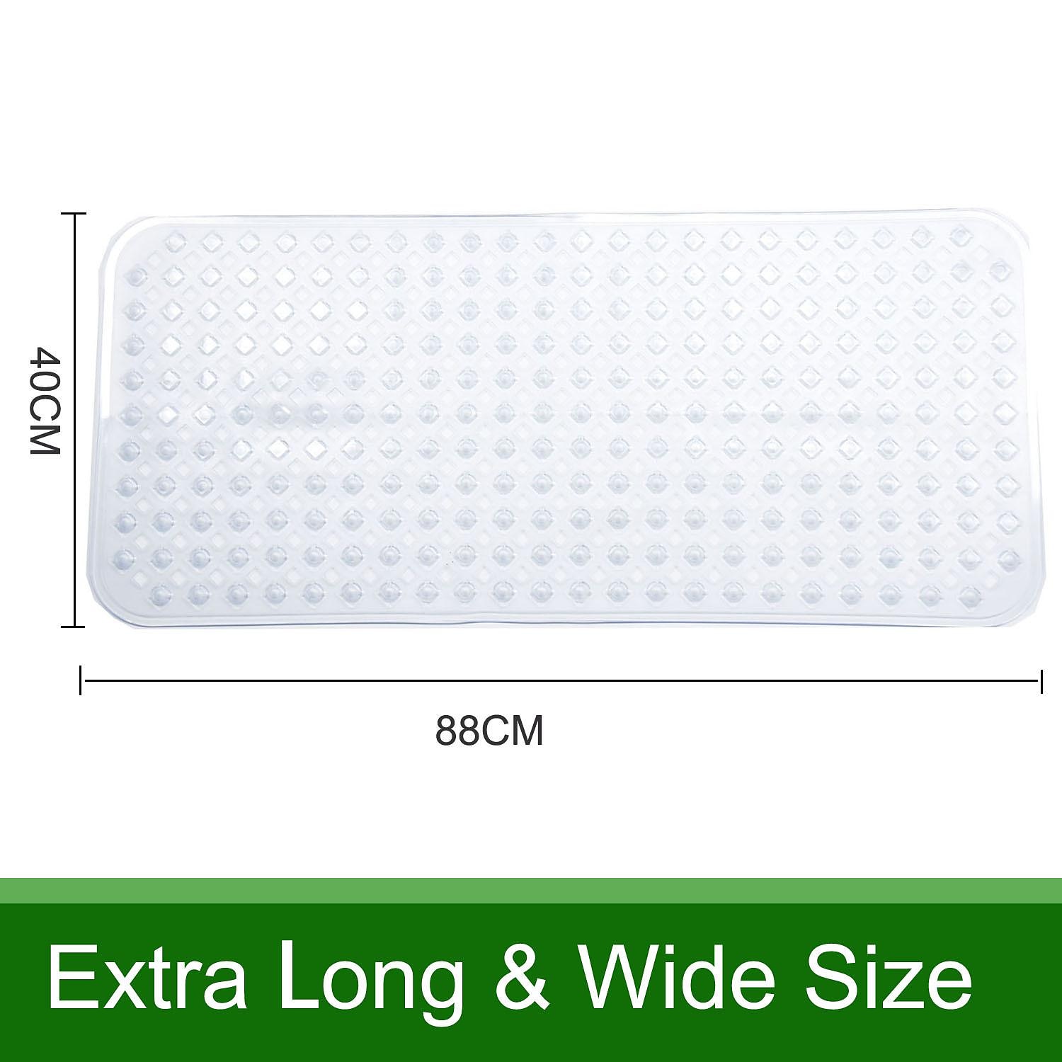 tappetino da bagno tappetino da bagno antiscivolo tappetino da doccia antibatterico, extra lungo, 90*40 cm/16"* 35", potente ventosa, lavabile in lavatrice, senza bpa, non tossico, senza ftalati, del 2025 a $27.99 –P13