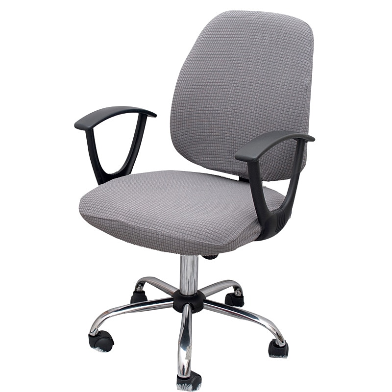 Schonbezug für Computer Bürostuhl elastisch drehbar Gamingsitz Schonbezug elastisch Polarfleece schwarz einfarbig weich strapazierfähig waschbar 2025 - $19.99 –P10