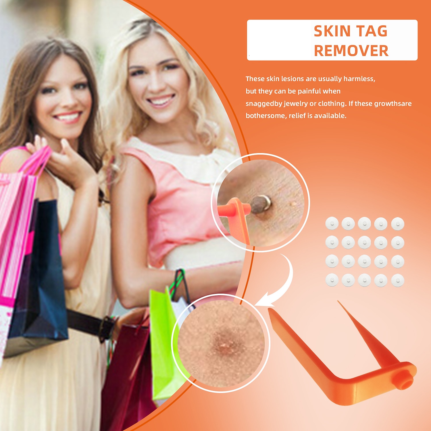 Painless Safe Skin Tag Remove Device Kit Micro Tags Size (2mm to 4mm) Warts Remover Original Skin Band Tool Set 2026 - $10.49 –P5
