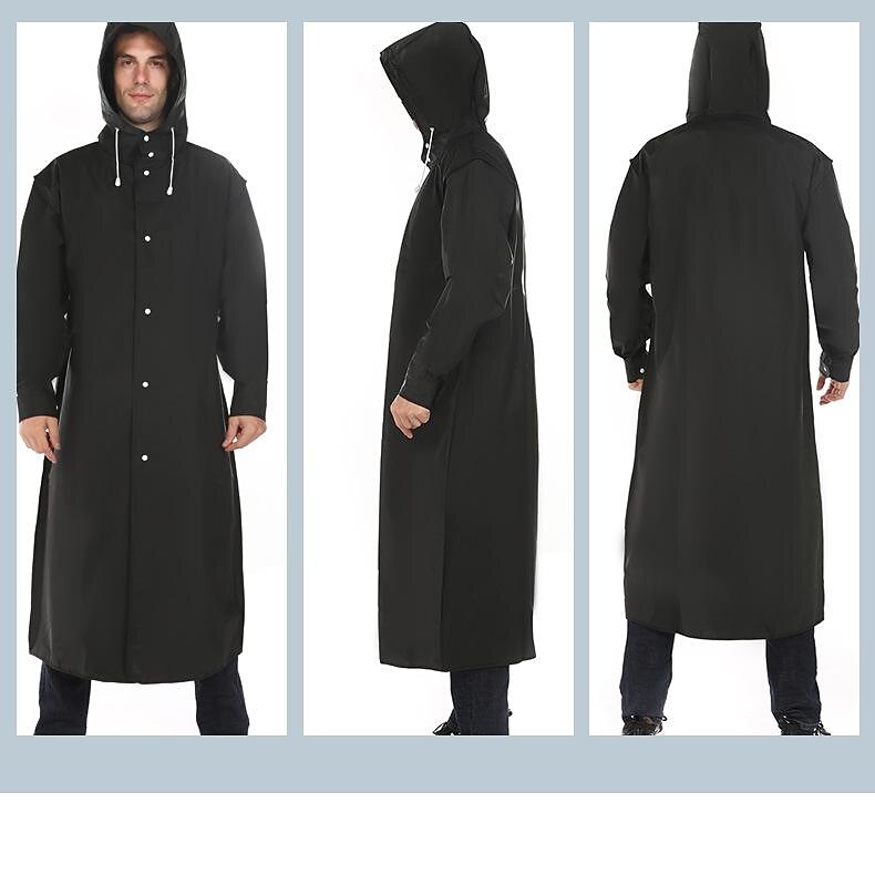 Capa de chuva embrulhada para adultos eva, jaqueta protetora para homens e mulheres, equipamento de chuva preto espesso e transparente para pesca de montanhismo de 2025 por $26.99 –P3