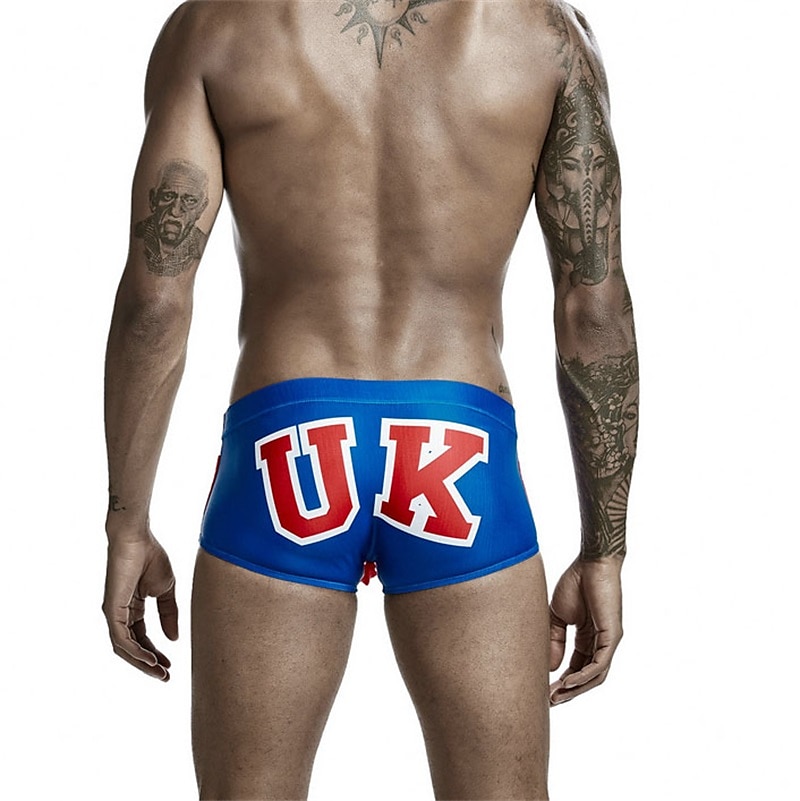 Homme Maillots de Bain Short de bain Slip de bain Taille elastique Imprimer Imprimés Photos Respirable Doux Extérieur Casual du quotidien Hawaïen mode Blanche Rouge Micro-élastique de 2025 ? $15.49 –P5