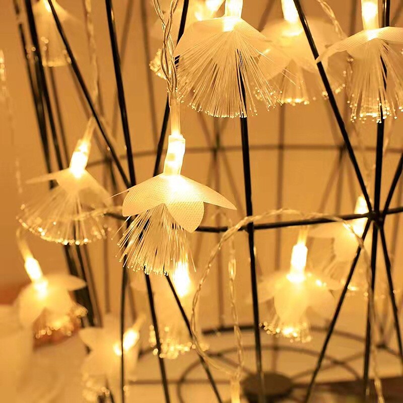 elegante festa di nozze ricevimento fiore led luci a fibre ottiche – ghirlanda 1,5 m/3 m, lampada ad albero a batteria per patio, camera da letto decorazioni per le feste del 2025 a $14.99 –P6