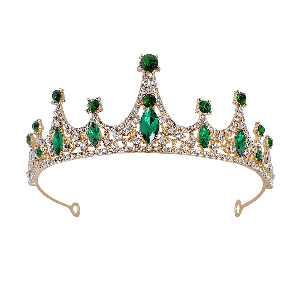 Children's Crown Headwear Flower Children's Crystal Handmade Hair Ornament Girl Crown Princess Birthday Band Stage Performance Photography 2025 - $14.99 –P11