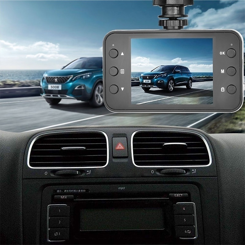 K6000 1080p Новый дизайн / Full HD Автомобильный видеорегистратор 120° Широкий угол 2.4 дюймовый IPS Капюшон с Ночное видение / Циклическая запись / Баланс белого Автомобильный рекордер 2025 - $36.99 –P3
