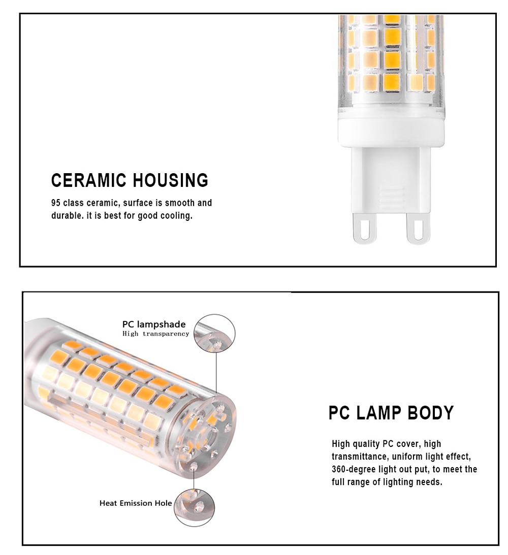 6 stks led lamp g9 88led lamp ac 220 v gloeilamp smd2835 led spotlight kroonluchter verlichting halogeenlamp e14 2025 - $31.99 –P5