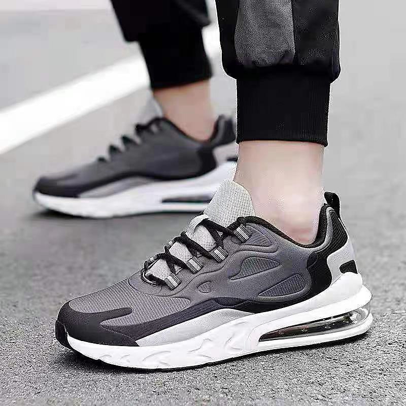 Men's Sneakers Sporty Look Flyknit Shoes Comfort Shoes Running Casual Outdoor Daily Tissage Volant Breathable Lace-up Blue Green Grey Color Block Summer Spring 2023 - AED 106 –P7