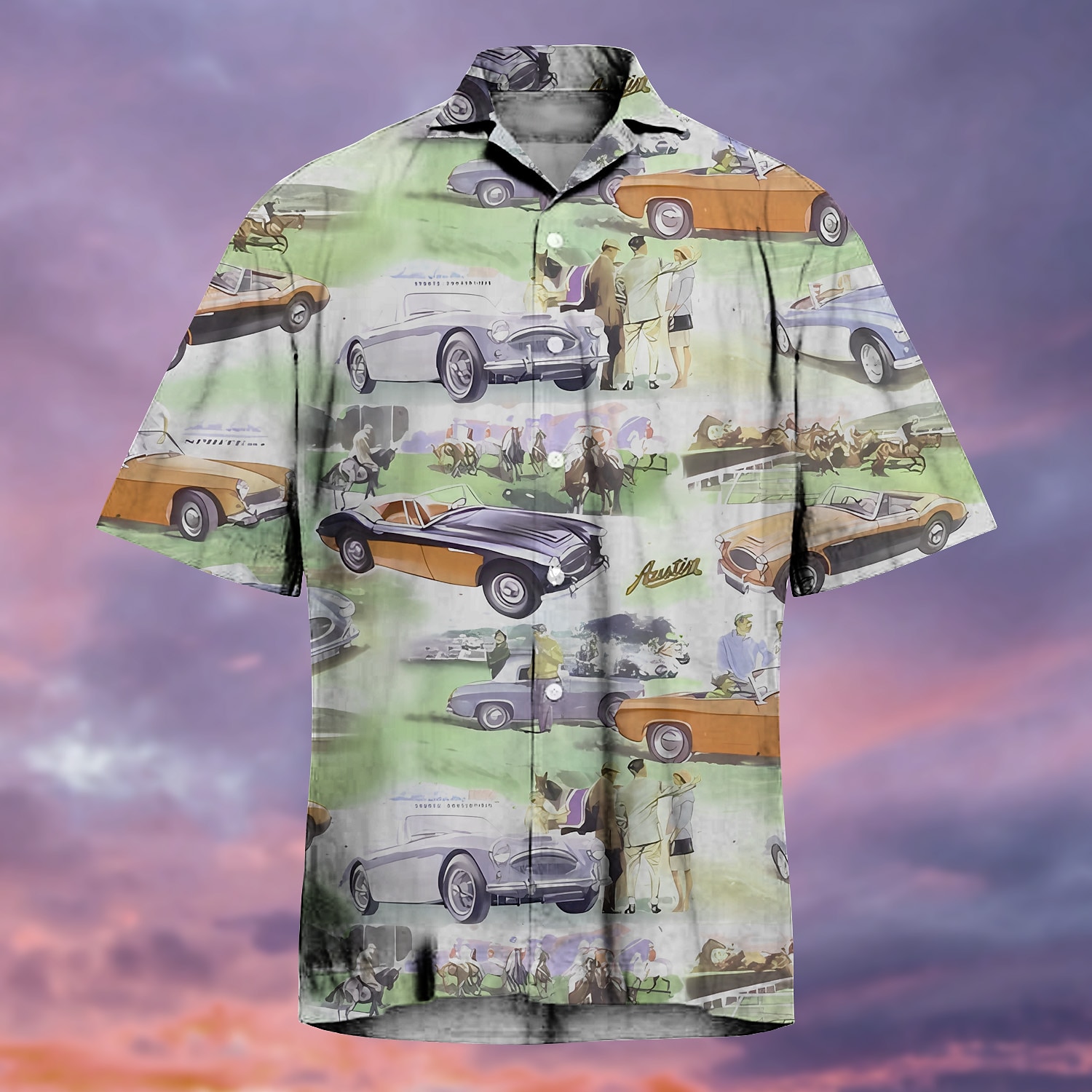 Voor heren Automatisch Overhemd Hawaiiaans overhemd Aloha-shirt Korte Mouw Overhemd Strijkijzer Tropisch Modieus Streetwear Straat Casual Dagelijks Geel Blozend Roze Rood S M L 2025 - $24.99 –P5