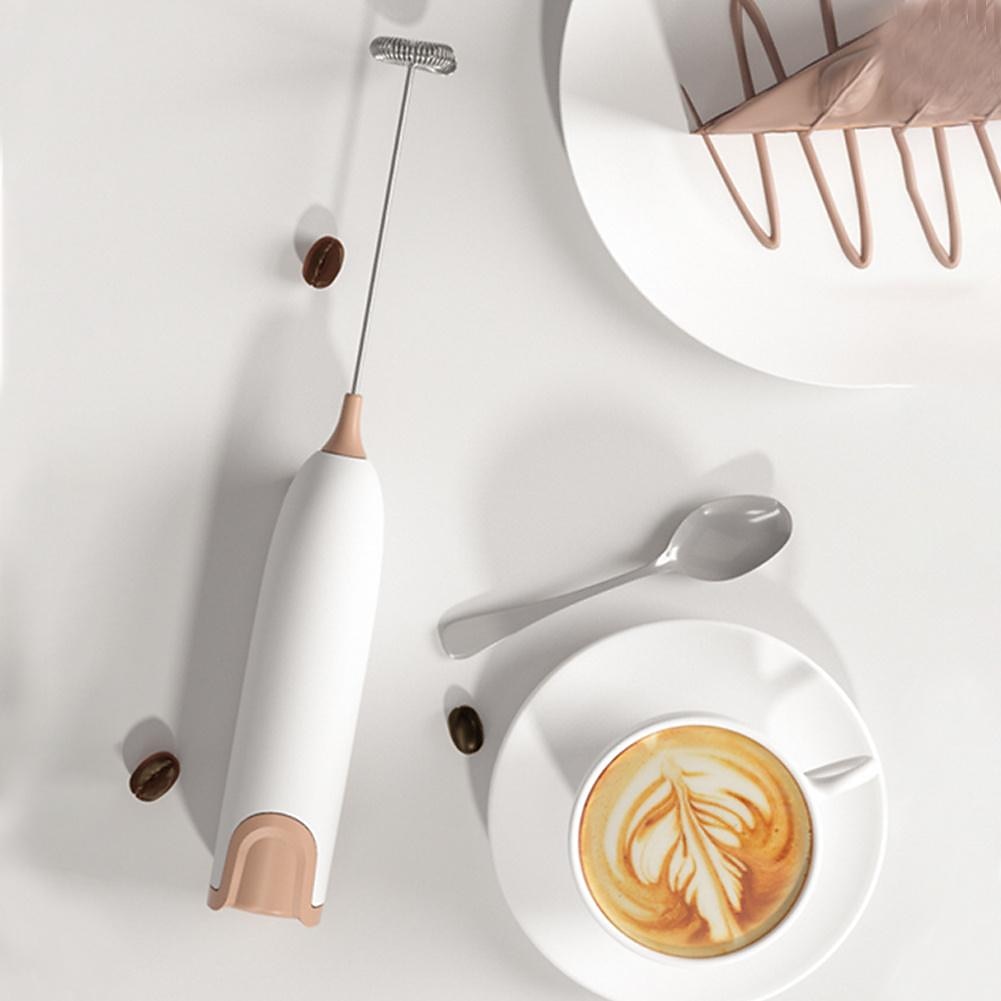 Electric Milk Frother Kitchen Drink Foamer Whisk Mixer Stirrer Coffee Cappuccino Creamer Whisk Frothy Blend Whisker Egg Beater, Without Battery 2025 - $13.99 –P6