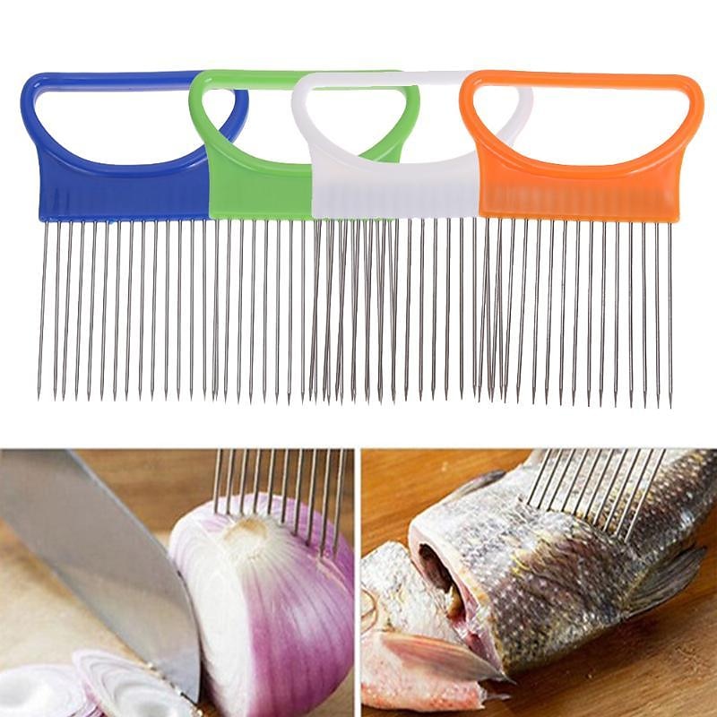 Slicers Tomato Onion Vegetables Slicer Cutting Aid Holder Guide