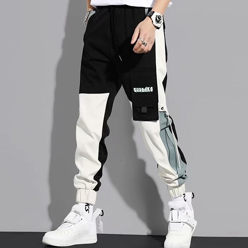 Flap Pockets Chain Jogger Techwear Pants