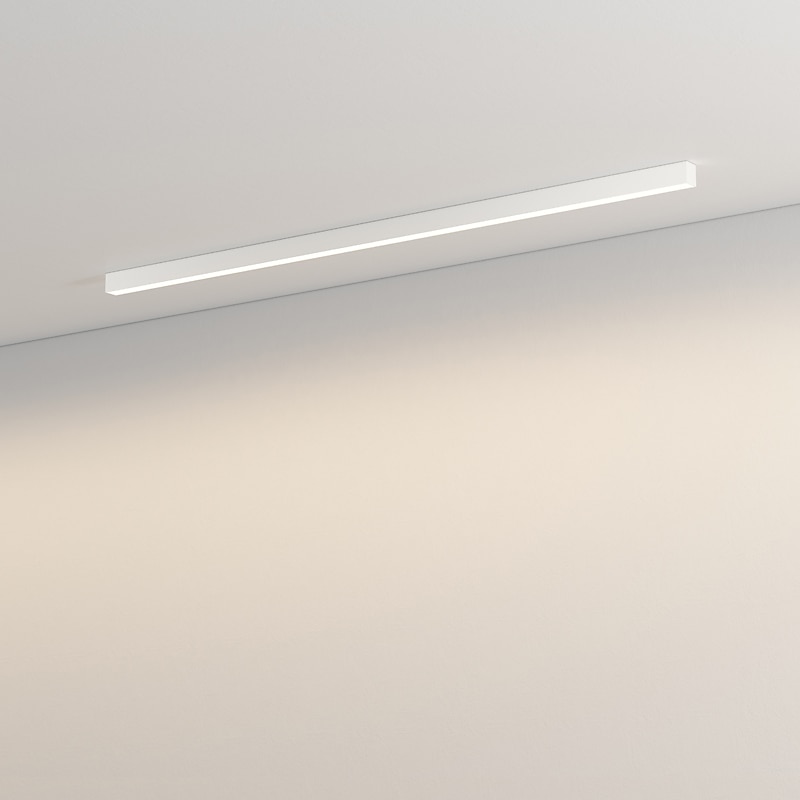 plafoniera a led dimmerabile 60cm 80cm line design plafoniere in metallo acrilico per soggiorno ufficio 110-240v del 2025 a $97.99 –P7