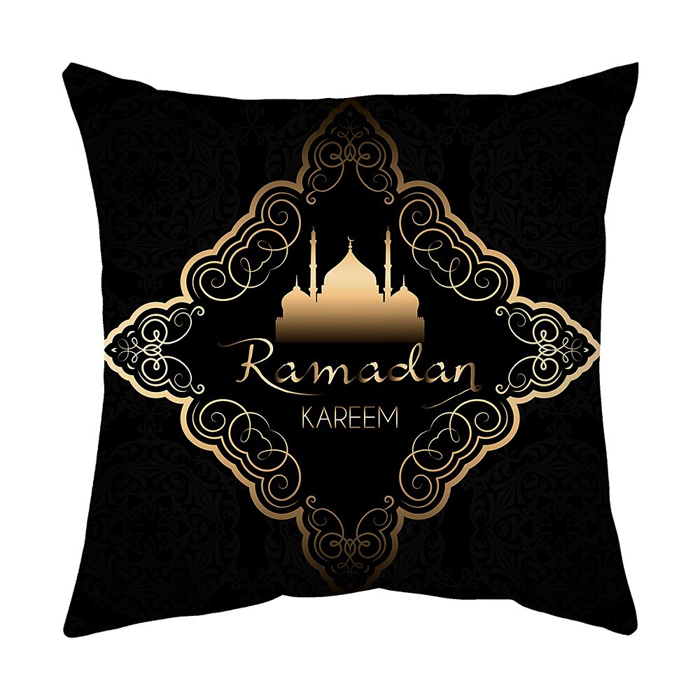 Ramadan Kareem Throw Pillow Cover Eid Mubarak 1PC Soft Decorative Square Cushion Case Pillowcase for Bedroom Livingroom Sofa Couch Chair Machine Washable 2025 - $10.99 –P10