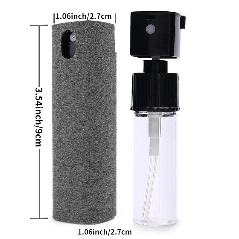 1pc 2in1 Microfiber Screen Cleaner Spray Bottle Set Mobile Phone Pad Computer Microfiber Cloth Wipe Phone Cleaning Glasses Wipes 2025 - $8.99 –P2
