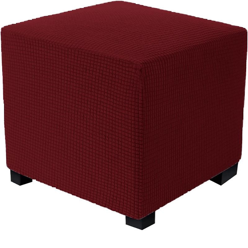 Stretch Ottoman Cover Square Ottoman Slipcovers Rectangular Foldable Storage Stool Cover Bench Cover Furniture Protector Soft Slipcover with Elastic Bottom 2025 - $26.99 –P9