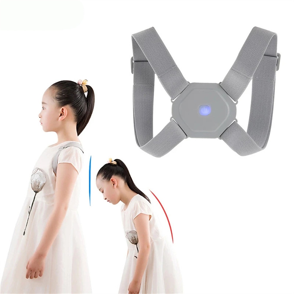 Adjustable Smart Sensor Posture Upper Back Brace Support for Men