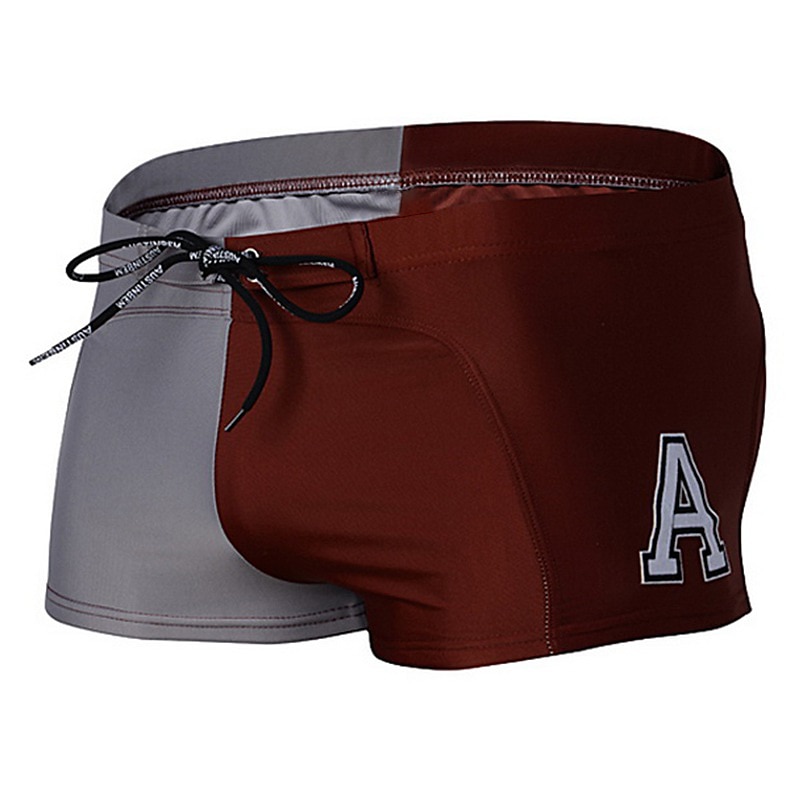 Men's Swimwear Swim Shorts Swim Trunks Print Patchwork Letter Breathable Soft Outdoor Casual Daily Hawaiian Stylish White Royal Blue Micro-elastic 2025 - $11.49 –P8