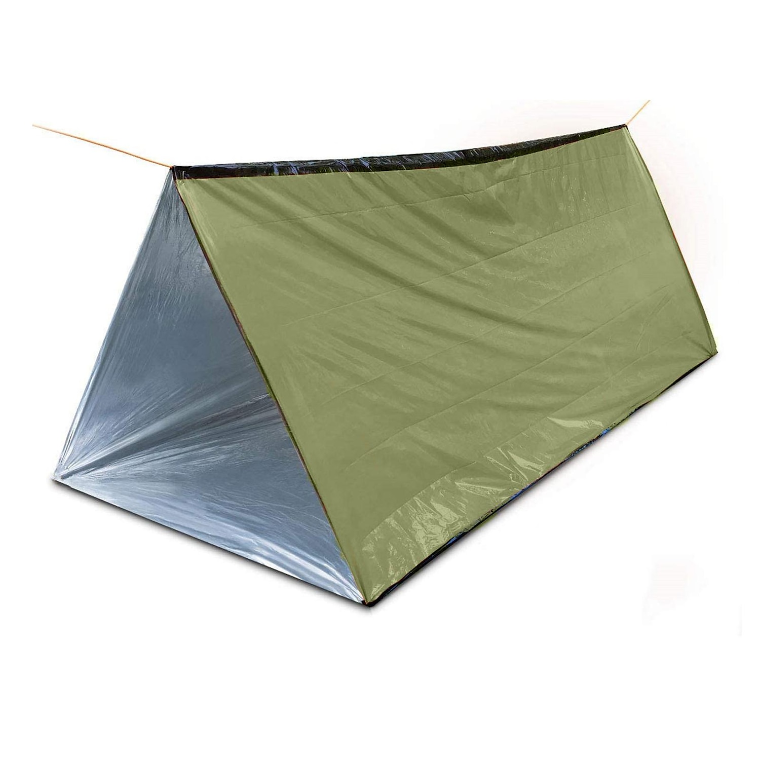 First Aid Tent, Portable Outdoor Emergency Shelter, Waterproof, Windproof And Warm Mylar Emergency Blanket For 2 People, Outdoor Camping Accessories 2025 - $10.99 –P4