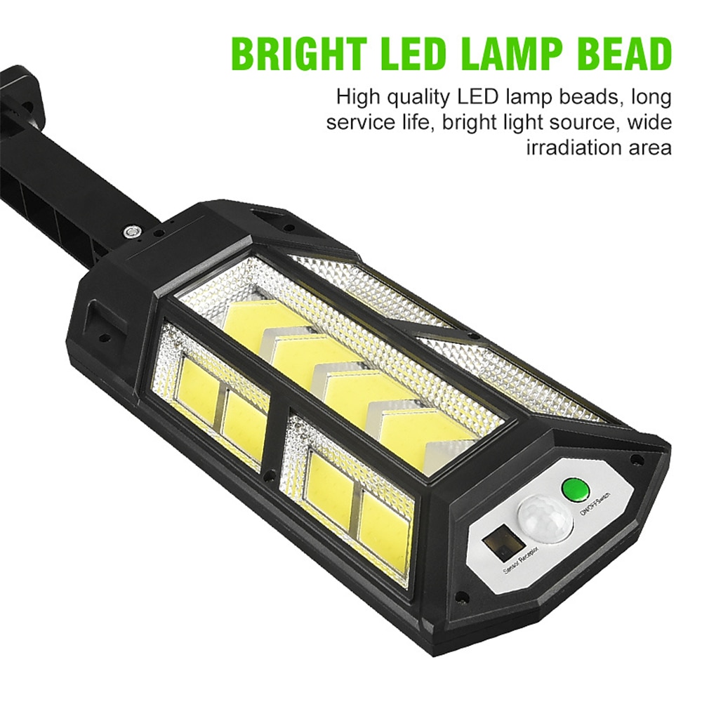 Solar Street Lights Outdoor IP65 Motion Sensor Remote Control Solar Powered Wall LED Lamp 3 Lighting Mode Light for Garden Patio Decor  Garage Light 1PC 2026 - $33.99 –P12