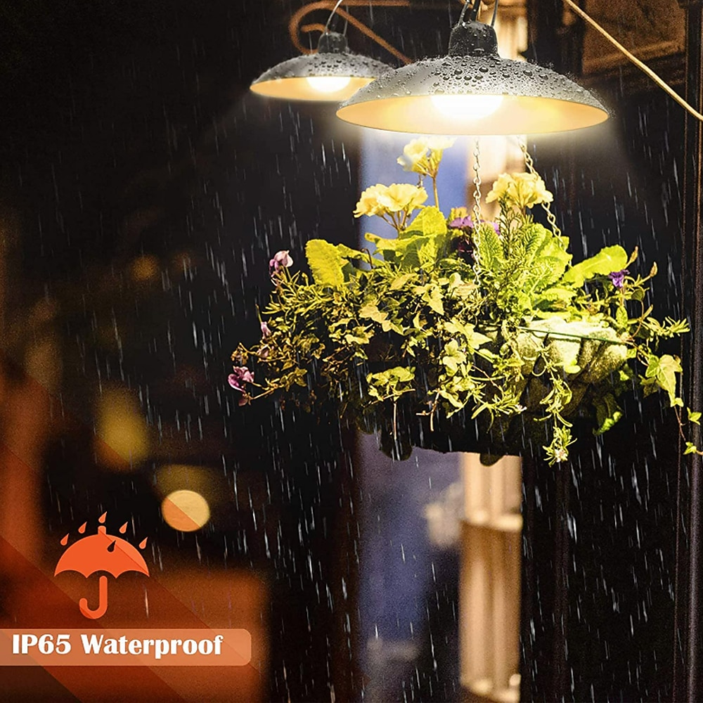 Solar Pendant Light Outdoor IP65 Waterproof 2 Head Indoor Solar Lamp with Cable Remote Controller for Courtyard Garden Indoor Lawn Landscape 2026 - $74.99 –P3