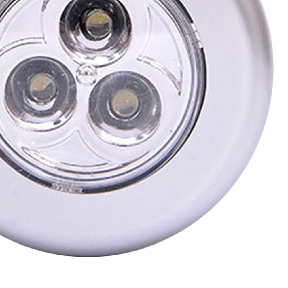 4 szt. awaryjne oświetlenie ścienne 3 led kuchnia pod szafką oświetlenie do szafy z naklejką dotknij lampa dotykowa przestrzeń naklejka bezprzewodowa lampa ścienna szafa sypialnia kuchnia 2025 - $10.49 –P8